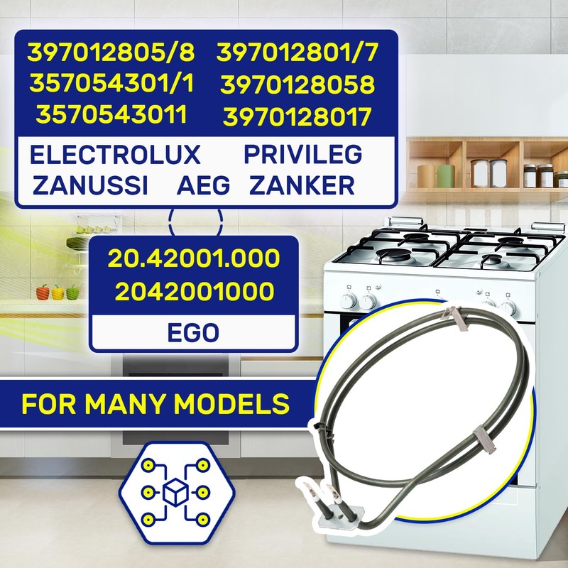 Round Resistance Heating Element for Oven 230V 2000W with the