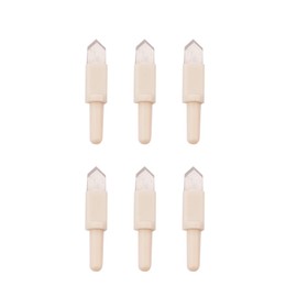 Vaessen Creative Pack of 6 White Replacement Circular Cutters Blades for Cutting Circles from Various Craft Materials