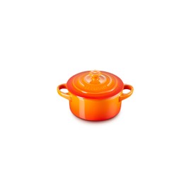 Le Creuset Stoneware Mini Round Cocotte, 8 oz., Flame