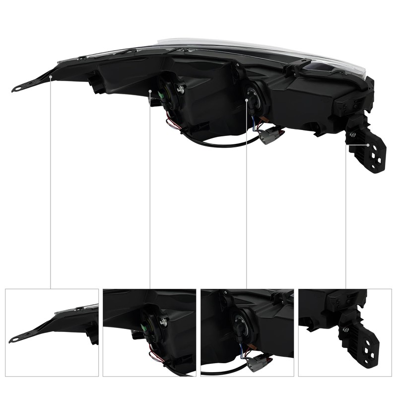 TBVECHI For 2018-2019Subaru Legacy/Outback Headlight Assembly Driver Slde Headlamp Replacement