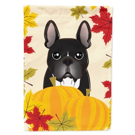 Caroline's Treasures BB2033GF French Bulldog Thanksgiving Garden Flag Mailbox Flag Decorative Yard Flag Banner Outside Patio Artwork Yard Flower Beds, Garden Size, Multicolor