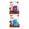 Trendy Pets Pet Cleanup Bags with Holder, Assorted (Pack of