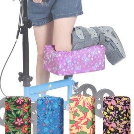 XINTREY Knee Scooter Pad Cover 2" Memory Foam Print Knee Scooter Cushion Knee Scooter Accessories with Removable Cover, fits Most Knee Walker/Roller Models