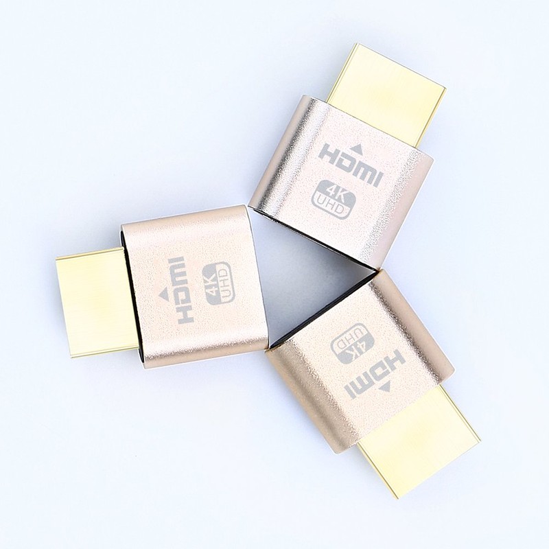 DTECH 4K HDMI Dummy Plug Display Emulator Headless Ghost Adapter