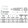 AERZETIX - C57867 - Set of 10 Dowels for Aerated