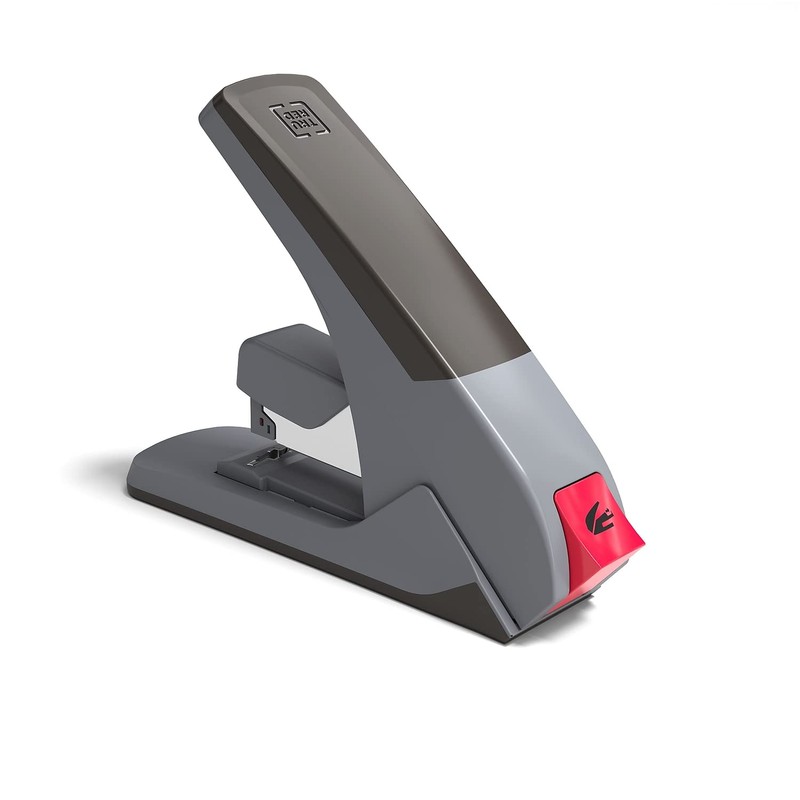 TRU RED One-Touch Desktop Stapler, 60-Sheet Capacity, Black, 2/Pack (TR58490VS)
