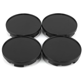 RhinoTuning Set of 4 Wheel Hub Caps for Hub Caps OD 64.5 mm ID 58 mm, Black Wheel Hub Cover Suitable for 1LB74TRMA 1LB74DX8AB 1LB74TRMAA BR3Z-1130-B, 1999 Tercel 2005-2014 Mustang Wheel Centre Caps