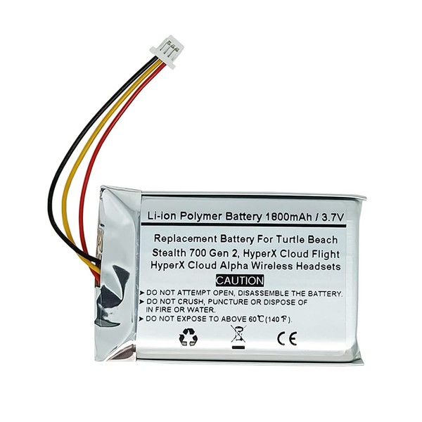 STARTONG 1800mAH 3.7V Replacement Battery for Turtl e Beach Stealth
