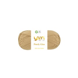 Purely Giza, Yarn E–verse, 100% Giza Egyptian Cotton Yarn, Matte Finish, 50g/125m Skein – Soft Yarn for Knitting & Crochet, Mercerized, Non-Splitting, Ideal for Baby & Summer Projects (1, 52)