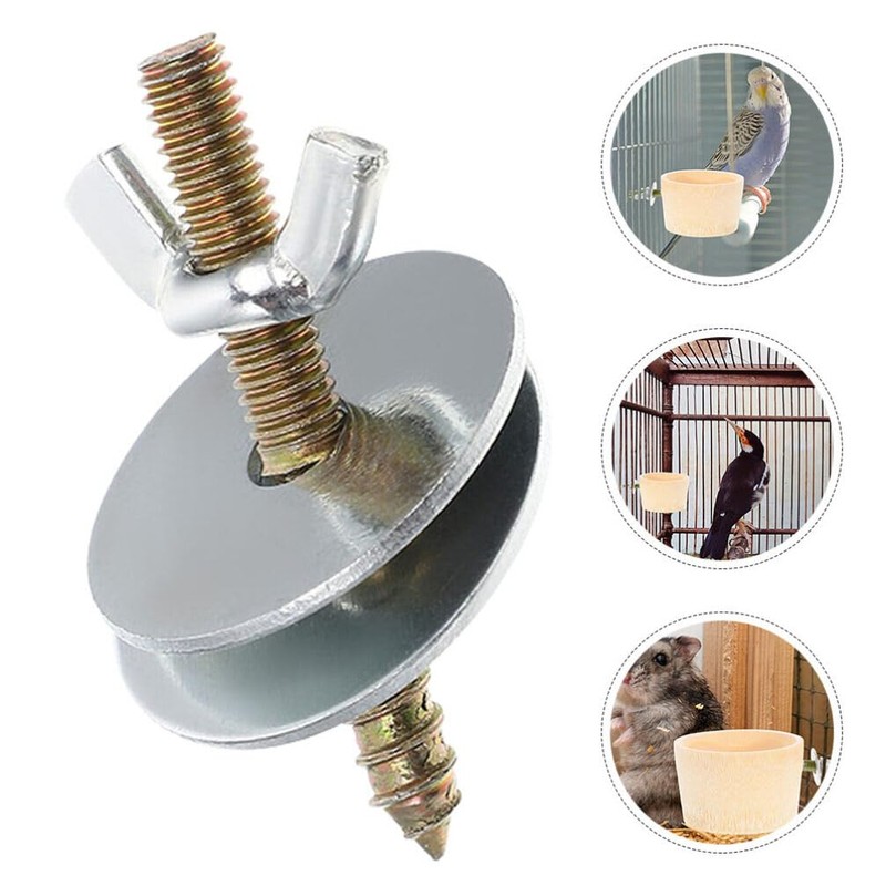 Didiseaon Bird Cage Screws 10pcs Fitting Screws Nut Bird Parrot