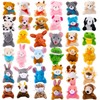36 Pieces Mini Plush Animals Toys Bulk, Cute Small Stuffed