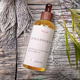 Kim's Herb Almond Oil Skin Moisturizing Oil Unrefined Cold Pressed Jojoba Oil 1ea 100ml / 킴스허브 아몬드오일 피부보습오일 비정제 냉압착 호호바오일 1개 100ml