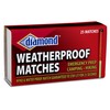 Diamond Weatherproof Matches, 25 Count Box (Pack of 12)