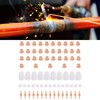 Electrode Nozzles Cups Kit Short PT‑31 Copper Consumables Welding Machine