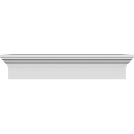 Ekena Millwork CRH06X37 37" Bottom Width x 40 1/2" Top Width x 6"H x 1"P Crosshead