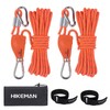 Hikeman Camping Rope with Ratchet Pulley,Quick Setup Outdoor Guy Lines