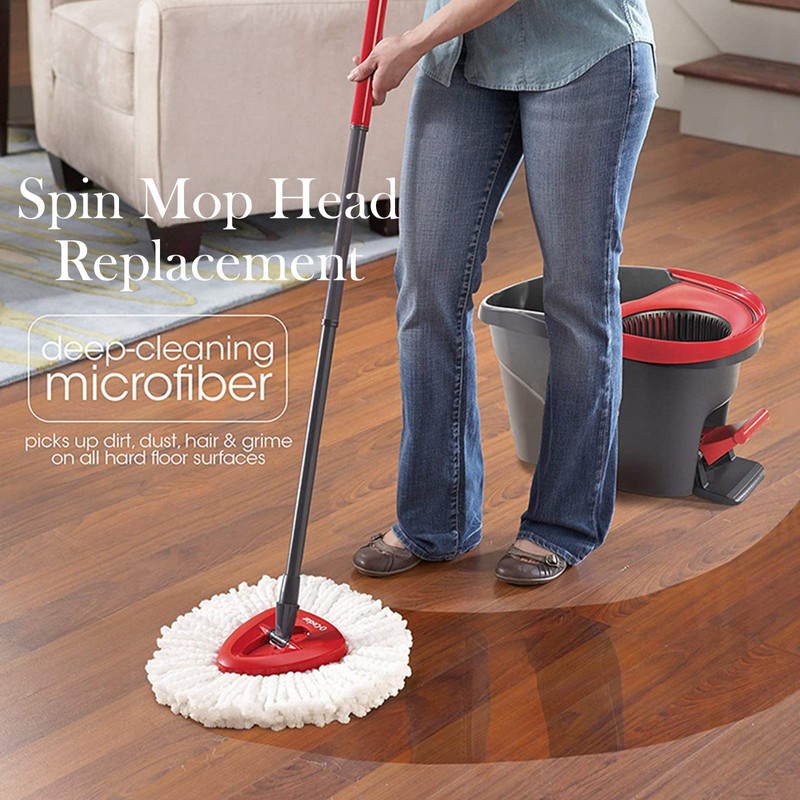 6Pack Spin Mop Refill Replacement Head Compatible with Ocedar and