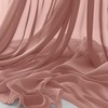 Horbaunal Dusty Rose Chiffon Fabric by The Yard, 1 Yard
