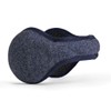 180s Men's Wool Behind-the-Head Ear Warmer (Navy Herringbone)