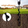 LONGRUN Garden Spiral Hole Drill Planter, Auger Drill Bit for