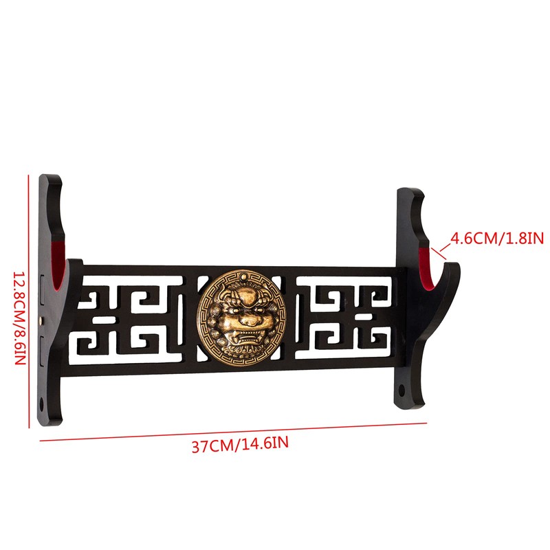 FOXSMZZ Legendary Creatures Sword Wall Mount Sword Holder Velvet Padded