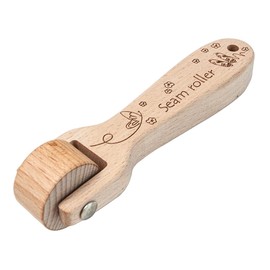 DOITOOL Sewing Seam Roller Tool Ergonomic Hand Roller for Quilting Wallpaper Pressing Durable Wood Handle Convenient Seam Pressing for Spaces Easy Operation