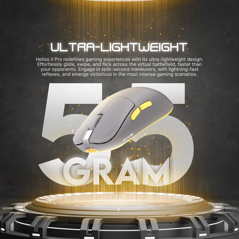 Fantech HELIOS II PRO 4K Wired / 2.4GHz Wireless, 4K