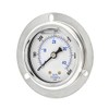 PIC Gauges 204L-404K Front Flanged Panel Mount Glycerine Filled Pressure