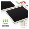 Cuaderno A4 De Boceto Y Dibujo 100 Hojas/200 Páginas Blank