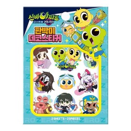 Hottracks Shinbi Apartment Season 5 Ghostball ZERO Deco Stickers / 신비아파트 시즌5 고스트볼 ZERO 판박이 데코 스티커