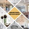 MAYOMAJO 6 Inch Light Canopy Kit with Heavy Duty, Replacement