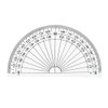 Leline's Plastic Protractor 180 Degree, Student Math Protractors 4 inches
