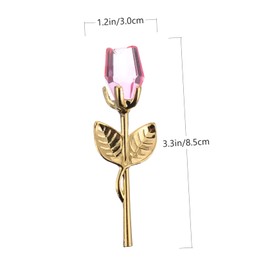 KOMBIUDA 1pc Flower Decorative Home Ornament for Valentine's Day Realistic Design Elegant Desk Decoration for