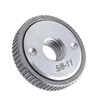 Saipor 5/8-11 Inch Thread Angle Grinder Flange Nut, Self Tightening