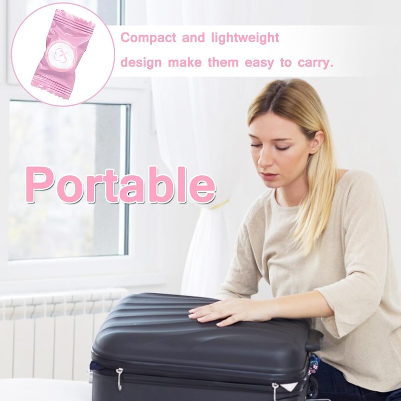 Compressed Towel Mini Coin Style,Portable Coin Tissue Mini Coin Towel,20Pcs