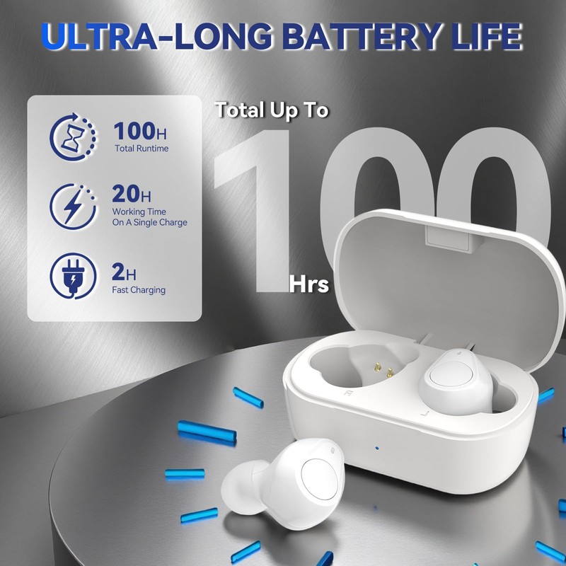 METIKO OTC Hearing Aids - Wireless, Rechargeable, Comfortable | Clear