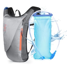 FEIWOOD GEAR - Mochila de hidratación con vejiga de agua de PEVA de 3 L, mochila ligera de hidratación para MTB, ciclismo, senderismo, correr, mujeres, hombres, paquete de hidratación de 10 l