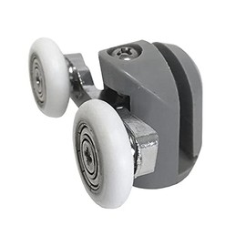 Shower Door 7/8" Diameter Ball Bearing Double Roller Assembly for Sliding Shower Doors