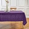 Solino Home Purple Linen Tablecloth 60 x 108 Inch -