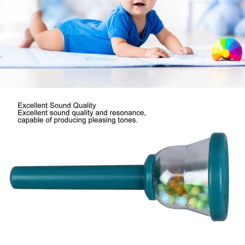 Kids Hand Bell Children Grip Training Plastic Hand Percussion Bell