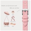BISONSTRAP Leather Watch Straps, Soft Replacement Bands with Polished Buckle,20mm,