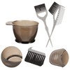 NOLITOY 1 Set Hair Dye Bowl and Brush Kit Professional