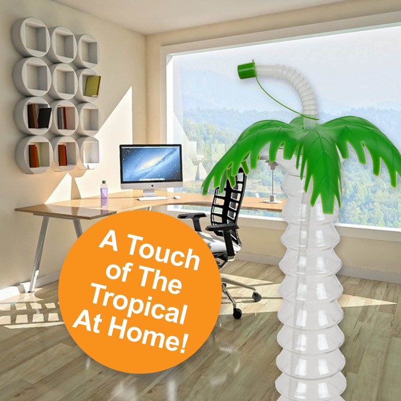 VFM - Tropical Palm Tree Bottle 11" Drinking Cup With