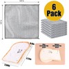 Non Scratch Wire Dishcloth 6 Pack with 1pcs Kitchen Sponges