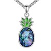 ONEFINITY Pineapple Necklace Sterling Silver Pineapple Pendant Jewellery Gift for