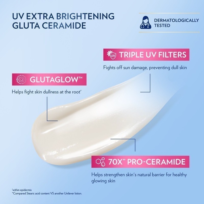 VASELINE Healthy Bright UV Extra Brightening Lotion 320ml - Healthy