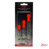 ZWIM 3pcs Clear Loaded Pellet Waggler Carp Fishing Float Set