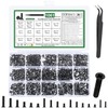1060 Pcs Small Laptop Screws Kit, Micro Flat Head Phillips