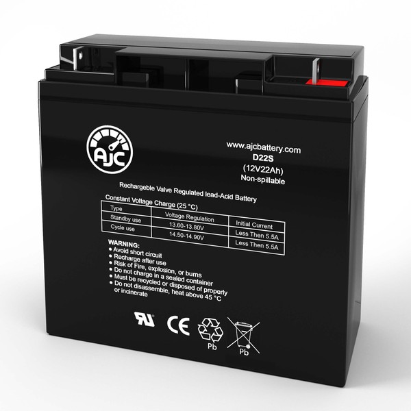 AJC ToPin TP12-21 12V 22Ah Sealed Lead Acid Battery - This is an Brand Replacement