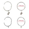JUYO VONSAN Clear Acrylic Curtain Pull Wand 5 pack Drapery
